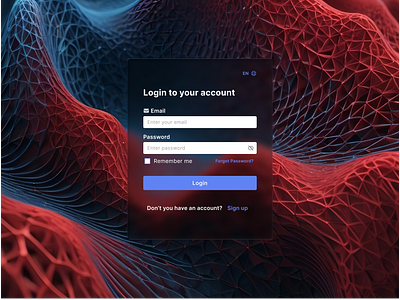 Friction where it matters. Flow where it doesn’t. accessibility figma glassmorphism login ui ux