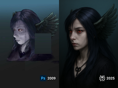 Succubus: Finished with Perplexity AI 🪽 ai artificial intelligence blood character concept art demon digital art female finish folklore illustration key painting preplexity skeleton key succubus vampire wing wings woman