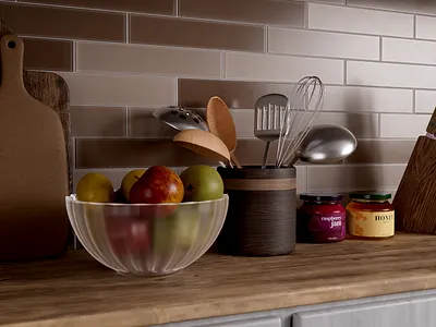 "The Kitchen" Fruits 3d 3d art after effects c4d cinema4d design fruits illustration motion design motion graphics realistic redshift render