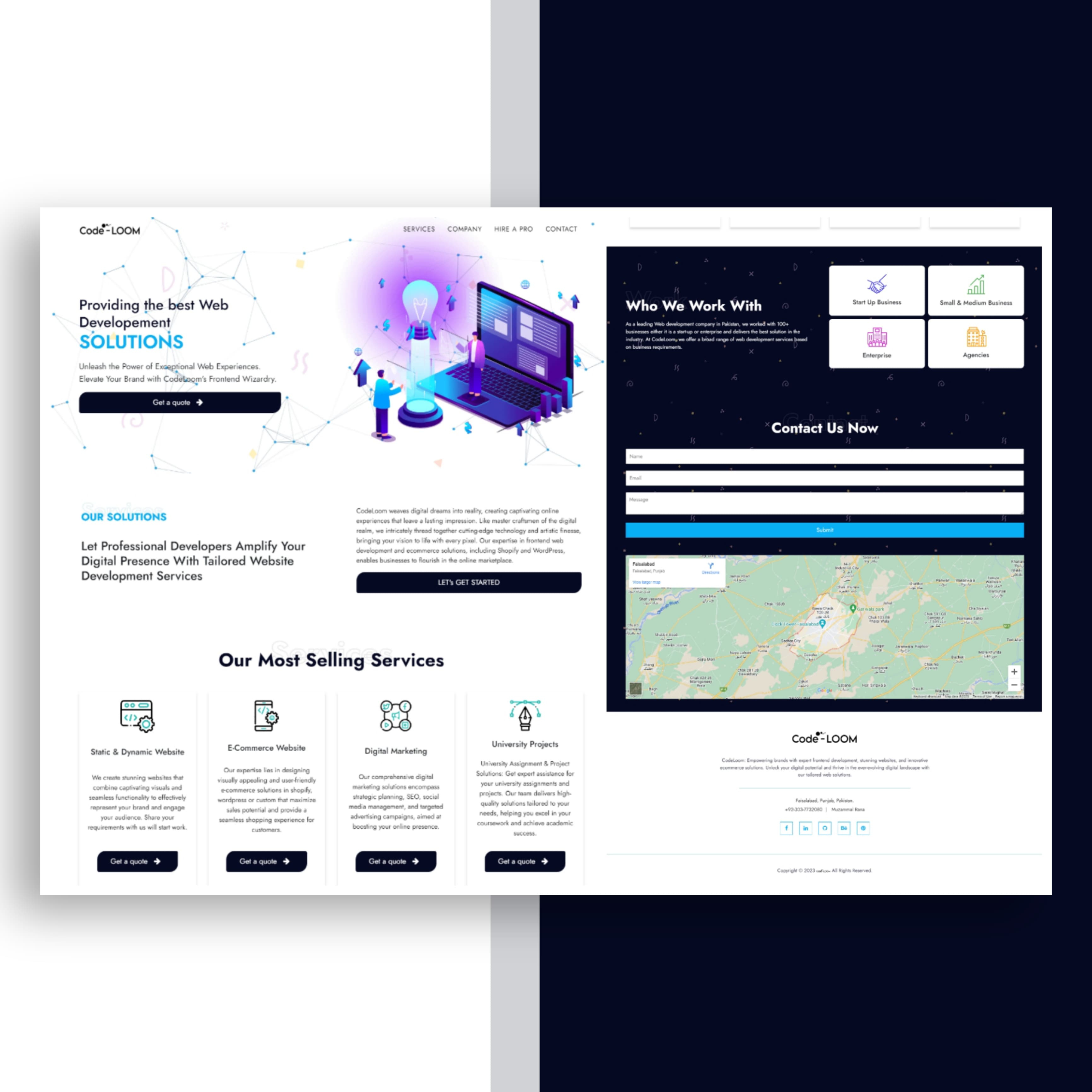 Example of Offer Website Redesign Services