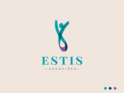 Estis - Logo avocat branding design graphic design human human figure lawyer logo logotype typography vector