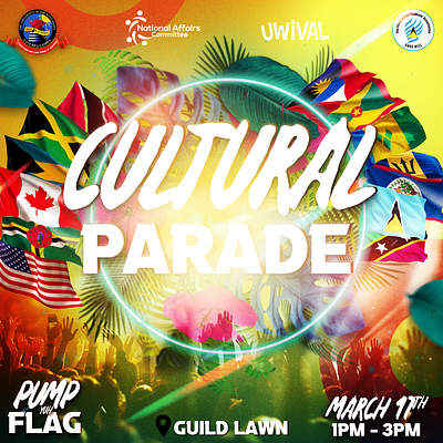 UWI Guild: Cultural Parade branding graphic design