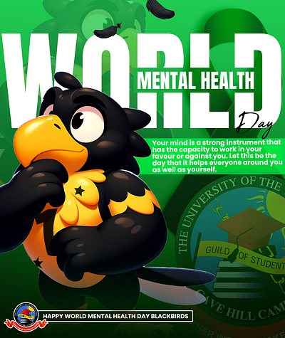 UWI Guild: World Mental Health Day animation branding illustration