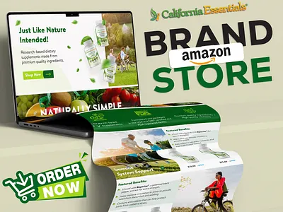 Brand Storefront Design for Amazon. a content amazon creatives amazon graphics amazon storefront design brand landing page listing images store design