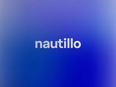 Nautillo Logo Design app application blue brand branding browser extension creative strategy cybersecurity gradients graphic design identity logo motion graphics privacy security startup the88 typography visual communication web