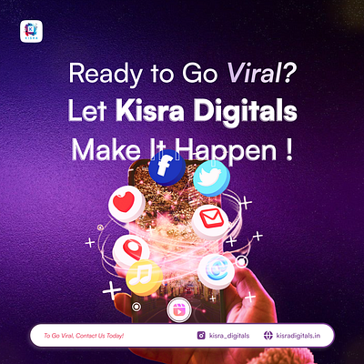 Precise Social Media Ad For A SOCIAL MARKETING BRAND graphic design