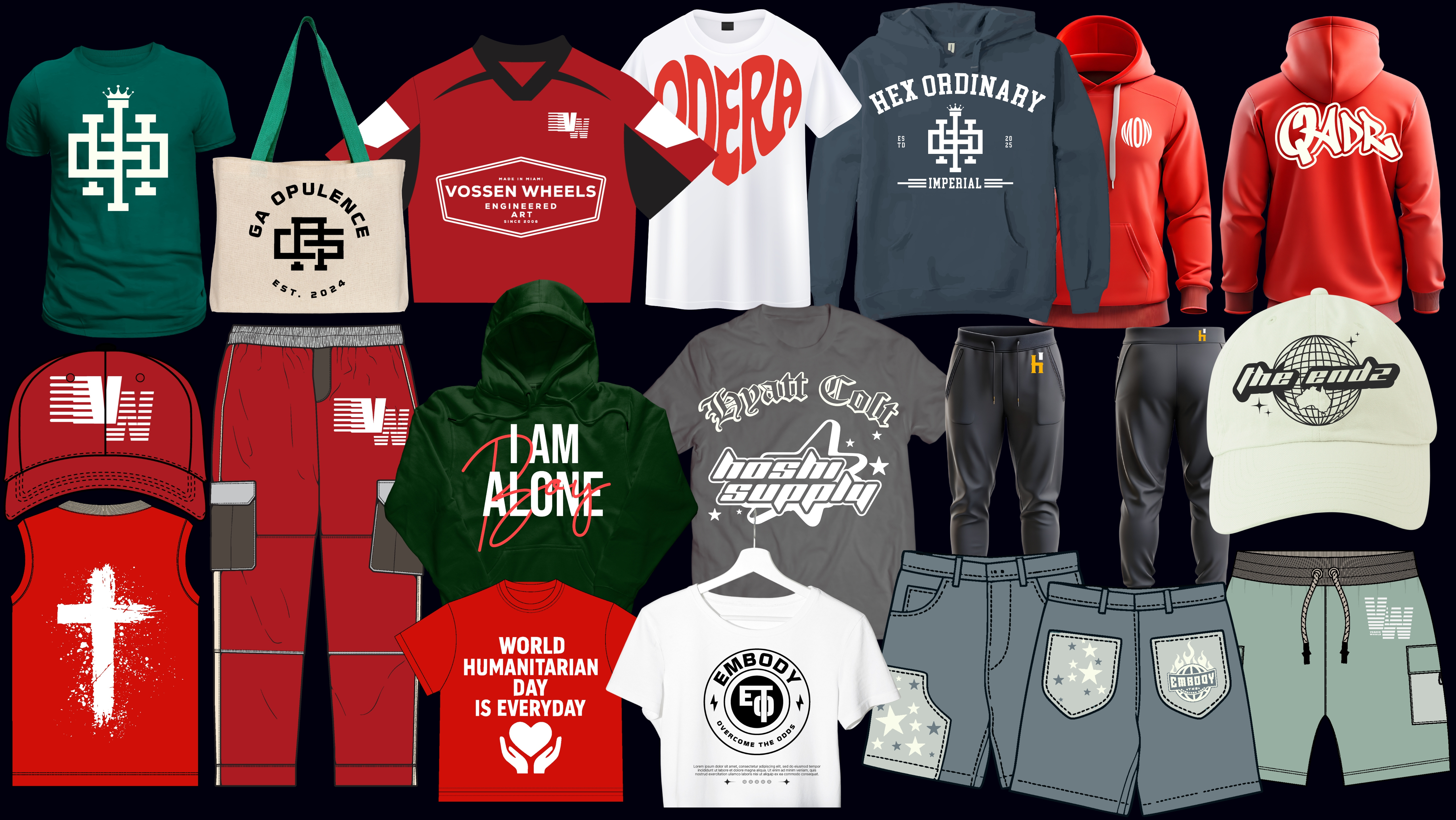 Example of T Shirt Apparel Illustration Design