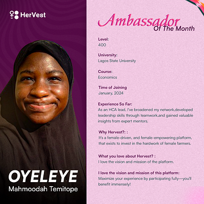 Ambassadors Spotlight Template Design branding flyer graphic design