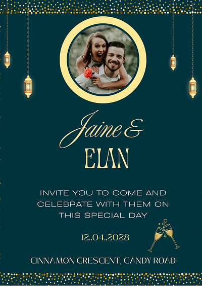 Wedding invitation Design graphic design minimalistic wedding invite