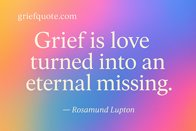 Missing You – Grief Quote Banner Design branding design graphic design illustration ui ux