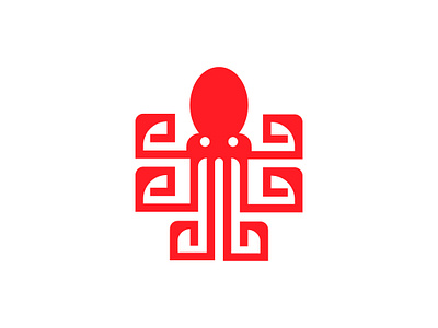 simple octopus logo animal logo branding design graphic design illustration kraken logo logo octopus logo octopus logo sale simple octopus logo vector