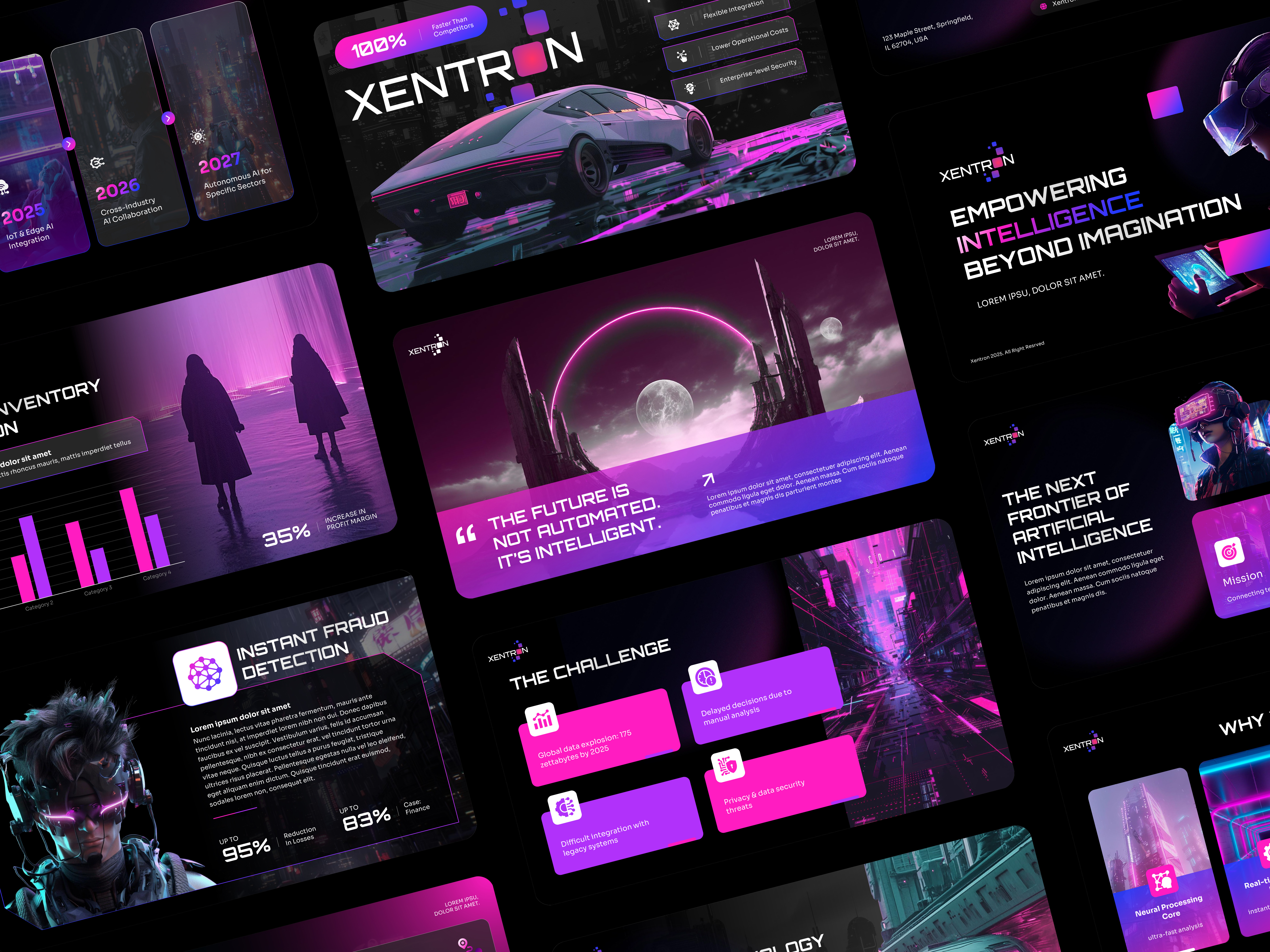 Example of Pitchdeck Presentation For Powerpoint