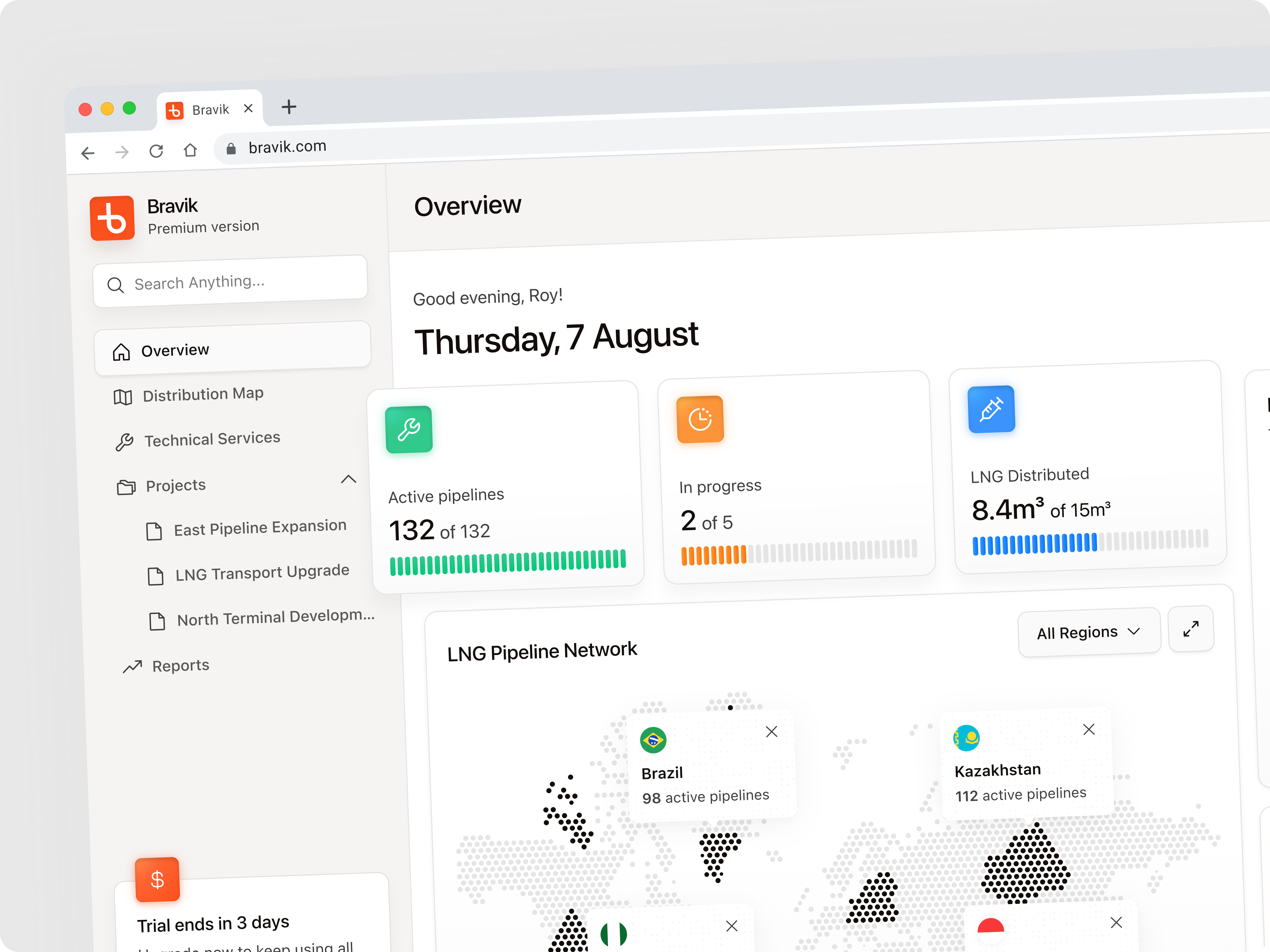 Example of Create Dashboard Saa S Project UI UX