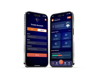 Quiz App UI Design ai qiuz ai sujjest educational quiz fun quiz gamified learning general knowledge quiz interactive quizzes multiple choice questions personality quiz quiz app quiz categories quiz challenges quiz competition quiz leaderboard quiz levels quiz questions quiz results quiz rewards quiz timer time based quiz
