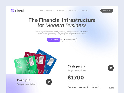Fintech Website UI Design best website ui figma designer figma ui designer figma uiux financial website financial website uiux fintech uiux fintech website ui modern web uiux web uiux website uiux