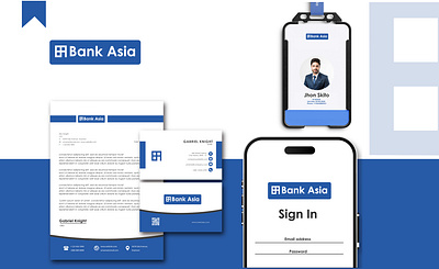 Bank Asia bank asia brand identity brand kit branding logo