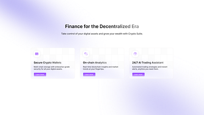 Card Design for Web3 Finance ui