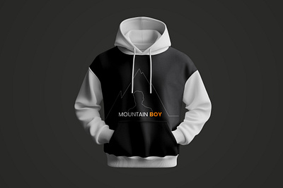 Modern black and white hoddie design adventure black clean eye catchey fashin graphic design hoddie men modern mountain print simple sweat shirt trending vector white