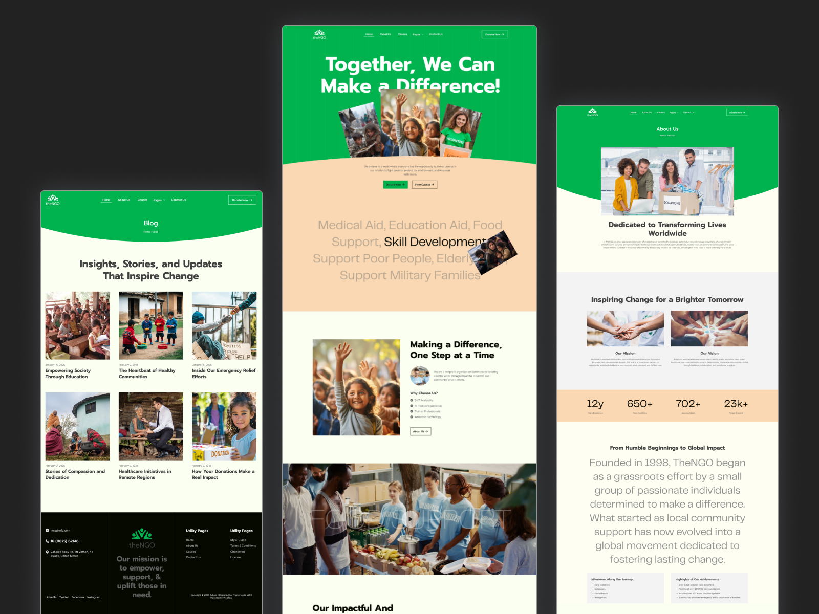 Example of Website Redesign