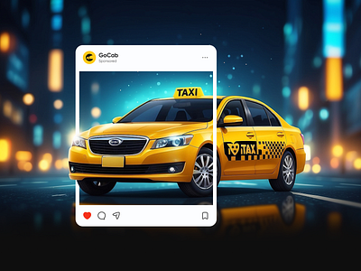 Social Media Post & Branding – Taxi Booking App app app design billboard design branding cab booking app graphic design logo mobile mobile app social media social media post taxi booking app taxi service branding transportation app