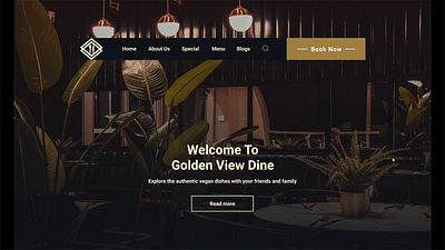 Vegan Restaurant design application design design figma mobile app ui ui design uiinspiration ux webpage website website design