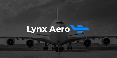 logo branding for cargo air transport company 'Lynx Aero' brand design brand identity branding company logo corporate design graphic design logo logo branding logo mark logotype modern logo typography vector