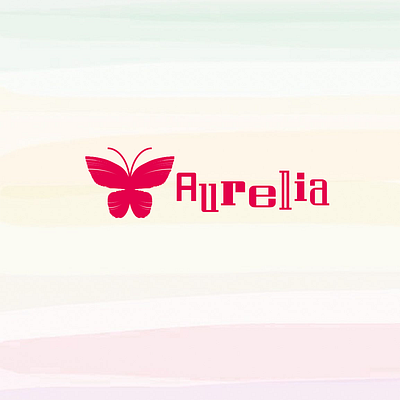 Aurelia Cosmetics Brand Name brand identity branding butterfly cosmetics elegant design fashion beauty feminine design logo design luxury cosmetics makeup brand makeup packaging minimal logo packaging design product packaging skincare