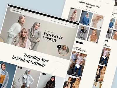 ModestWear - Retail & E-Commerce Website Template agency website business website clothing brands e commerce website template fashion and clothing store modest fashion businesses premium webflow ecommerce templates webflow template webflow templates