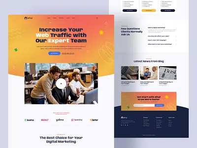 SEO Agency Landing Page agency digital marketing website landing page marketing design marketing website marketing website design seo seo agency ui ux website website optimization wordpress