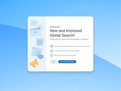 New Feature Onboarding — Visual Design Explorations ui visual design