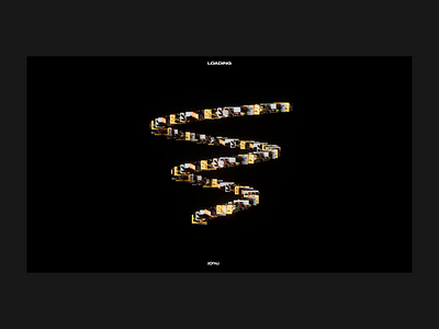 Carousel Exploration №001 c4d interaction octane typography ui web