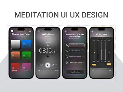 Hyperfocus application designs graphic design ui ux