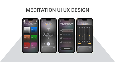 Hyperfocus application designs graphic design ui ux