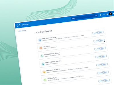 Data Source Pictograms for CX Cloud Cards icon pictogram ui