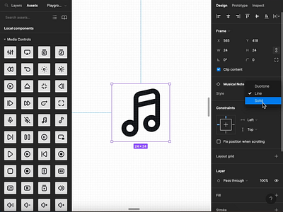 Universal Icon Set | Line → Solid → Duotone 123done clean duotone figma glyph icon icon design icon pack icon set icon system iconography icons line minimalism motion solid symbol universal icon set vector icons