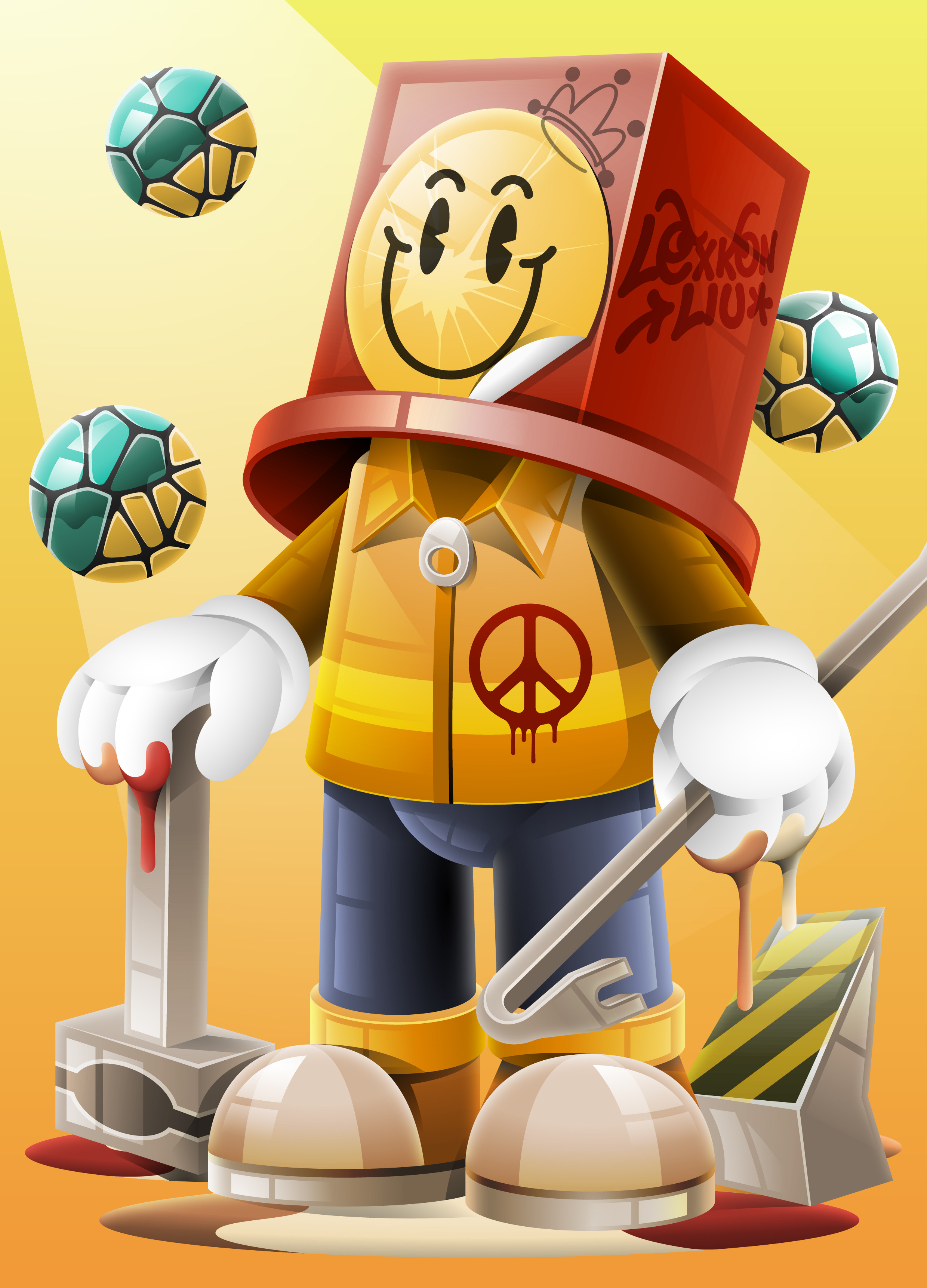 Beneath the Glory abstract artwork cartoon character character design colorful cute digital art digital drawing digital illustration drawing graphic design illustration illustration art illustrations pop smile vector vector illustration vintage