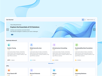 Color-coded banner design by the use of AI generated patterns ai ui