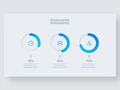 Neumorphic Animated PowerPoint Presentation animated business chart illustration infographic neumorphic neumorphism powerpoint ppt template
