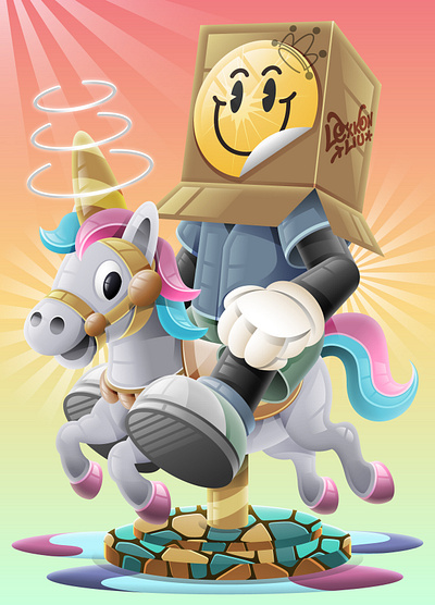 Ride the Childhood abstract artwork cartoon character character design colorful cute digital art digital drawing digital illustration drawing graphic design illustration illustration art illustrations pop smile vector vector illustration vintage