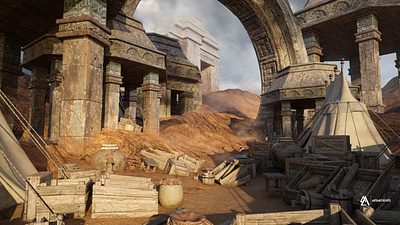 Ruin Market art concept design digital movie photo manipulation poster realism