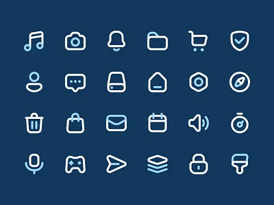 Icon set #3 icon design icon set iconography icons ui