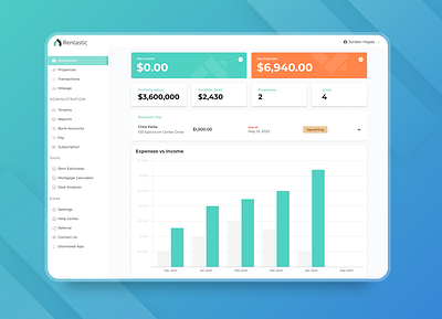 Property Management Saas Dashboard