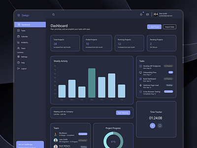 Project Management Dashboard