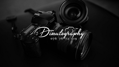 Dinutography Photography - Brand Identity Logo brand design brand identity logo branding brandsbypramod graphic design logo logo design photography photography logo slpramodesign