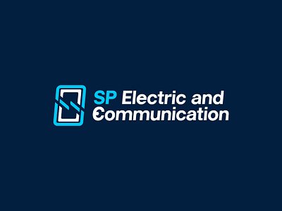Brand Logo Design/SP Electric and Communication brandidentity branding creativelogo graphic design logo logodesign logodesigner logotype minimalistlogo mobileshop professionallogo slpramodesign