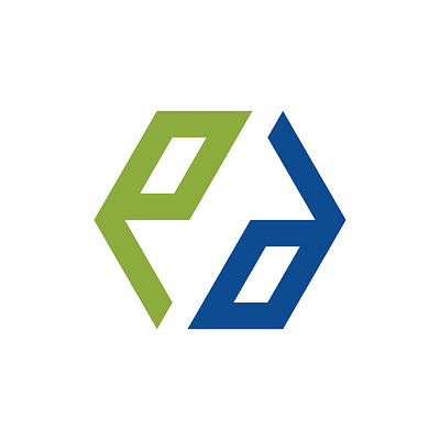 Boxy Hexagon Letter PD Logo for sale boxy builder buy commercial construction courier for sale hexagon letter pd logo premade professional purchase ready made real estate storage trusted