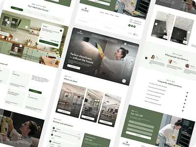 єКлінінг | Cleaning Company Website cleaning cleaning website company website landing landing page ui ui ux web design website