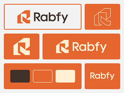 POD Marketplace Brand Logo Design - Rabfy demand logo pod podlogo print printbrand printing printlogo printondemand rabfy