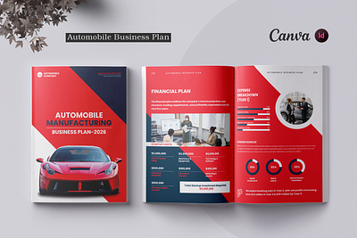 Automobile Business Plan | Canva automobile automobile brochure automobile business plan automobile template brand branding brochure brochure template business plan car brochure car company plan car dealership brochure dealership design graphic design template
