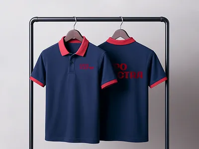 Expo Electra: Branded Uniform Design – Merch, Visual Identity blue brand brand and identity brand design brand designer brand identity design branding branding and identity clean identity design logo logo design logo designer logotype merch design merchandise design minimal red t shirt design visual identity